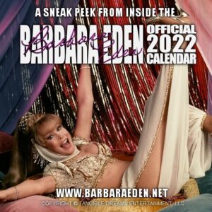 Barbara Eden Instagram - Here's a sneak peek inside my 2022 official limited edition calendar! This shot comes from the 1991 publicity stills I posed for to promote "I Still Dream of Jeannie." This plus 11 other fun shots in crystal clear quality are included! Will you spend next year with me?  Link to calendar is in the comments! - Barbara #IDreamOfJeannie #barbaraeden #shopbarbaraedennet
