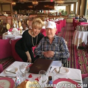 Barbara Eden Instagram - I just heard the news that retired Brigadier General Chuck Yeager has passed away at 97. I had the thrilling honor of first meeting him back in 1965 when we were promoting "I Dream of Jeannie." Chuck was the first man to fly faster than the speed of sound at 700 miles per hour on Oct. 14, 1947! Without a doubt he launched the Space Age. I last saw General Yeager at his 93rd Birthday when my husband Jon and I were honored to be among those who joined him for the celebration. My deepest condolences to his wife Victoria and his entire family in this time of his passing. Chuck lived a long and accomplished life doing what he loved and has left his mark in the annals of American history which shall never be forgotten. Godspeed Chuck, I'm sure you made it up to heaven in record time! -Barbara Eden  #chuckyeager