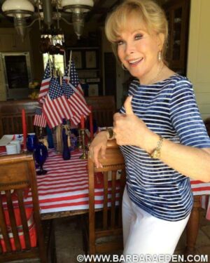 Barbara Eden Instagram - Wishing all my American friends and fans, both stateside and abroad a very Happy Independence Day! As we enjoy the food, drinks and fireworks, let us not forget the sacrifices of our Founding Fathers and revolutionary troops that made this day -and our nation- possible.

We should never forget that what we have as Americans was not given nor provided for us by anything other than our fighting spirit and the Grace of God. Had we not won I firmly believe things would be terribly different even now. 

We celebrate 245 years of Independence today. For that among so many other things I am very grateful. 

May God bless all of you and may God continue to bless these wonderful United States of America! Happy Independence Day! -Barbara #4thofjuly #independenceday #usa #holiday