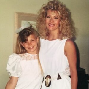 Barbara Niven Instagram - Just found this photo of me from the late 80s. Jessica and I were going to go see our fave show of all time, “Phantom of the Opera”. We splurged to see it together several times, and wore out the CD set singing along with it in the car at the top of our lungs. And yes, this is my real hair. In those days, we used to dry it upside down and squinch it to get it as high and big as possible. My hair was so easy then. (I think the 80s were my best decade.) 

My hair still loves to be big, which is a problem. I fight it all the time, especially when I film in rainy Vancouver. The moisture makes my hair curly, and it gets bigger and bigger as we shoot a scene. Actually, that makes it perfect for when I play Delores, because she loves having big pageant hair. The higher the hair, the closer to God, right?

So… do you have any funny hair pics and stories? Please share them here so I won’t feel so bad. 😳😂 #throwbackthursday #throwback #80s
