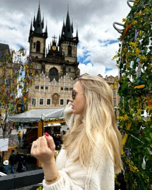 Barbora Krajčírová Instagram - Velkonočná Praha 🐣🐣🐣 #praha