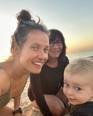 Barbora Strýcová Instagram - Všechno nejlepší mami!! Děkuju moc za všechno 🩵🤍🩵🥳🎂 @strycovailona