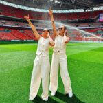 Barbora Votíková Instagram - When I was younger I haven’t even dreamt of making it to sold out Wembley, as a kid I would never think it is possible nor that I’d make it this far to be a part of a team, that made it there to FA Cup finals haha. There we go. Though we didn’t get the trophy I’m so proud of the medal and the team. Thank you to all the Spurs fans for making this day so special. A day to remember. 🔒 Women’s football here in England and it’s fans is a different dimension!🤯😮‍💨😁 Not my mum crying five times during the day.