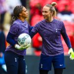 Barbora Votíková Instagram - When I was younger I haven’t even dreamt of making it to sold out Wembley, as a kid I would never think it is possible nor that I’d make it this far to be a part of a team, that made it there to FA Cup finals haha. There we go. Though we didn’t get the trophy I’m so proud of the medal and the team. Thank you to all the Spurs fans for making this day so special. A day to remember. 🔒 Women’s football here in England and it’s fans is a different dimension!🤯😮‍💨😁 Not my mum crying five times during the day.