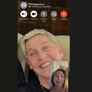 Barbora Votíková Instagram - I told you we’re besties 🤍📱 I’m not sharing her number tho 👋🏼 @ellendegeneres