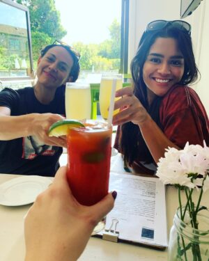 Barrett Wilbert Weed Instagram - Season Two Finale of Bridge & Tunnel is OUT. The entire season is UP. Your favorite scream singing, extension wearing, bong hitting, profanity using, super defensive, antagonistic, gorgeous gorgeous girl - Lizzie Pagnetti - is here to make a f*cking mess and a lot of direct eye contact. Love y’all, tune in on @amazonprime   @epix for a loving spoonful of hope, optimism, and a shocking amount of love/sexual activity. 🤭👯‍♀️👌🏻🎸🔥💕 WILDFIRE FOREVER.