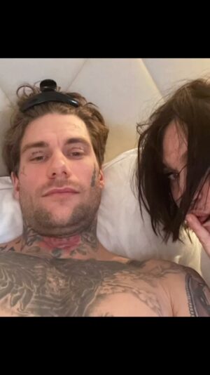 Béatrice Dalle Instagram - @clement_gbk et Bidiboom les deux petits bouffons