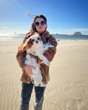 Beatriz Barosa Instagram - Fomos passear❣️🐶🎀