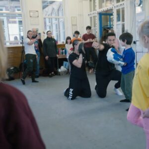 Beatriz Ferreira Instagram - Bea In The Community ✨ 

Future World & Olympic Champion @beatrizferreira60kg inspiring the next generation in Liverpool 👊 @capoeiraforall 

#FerreiraLescano | #NXTGEN | #McGrailLeach