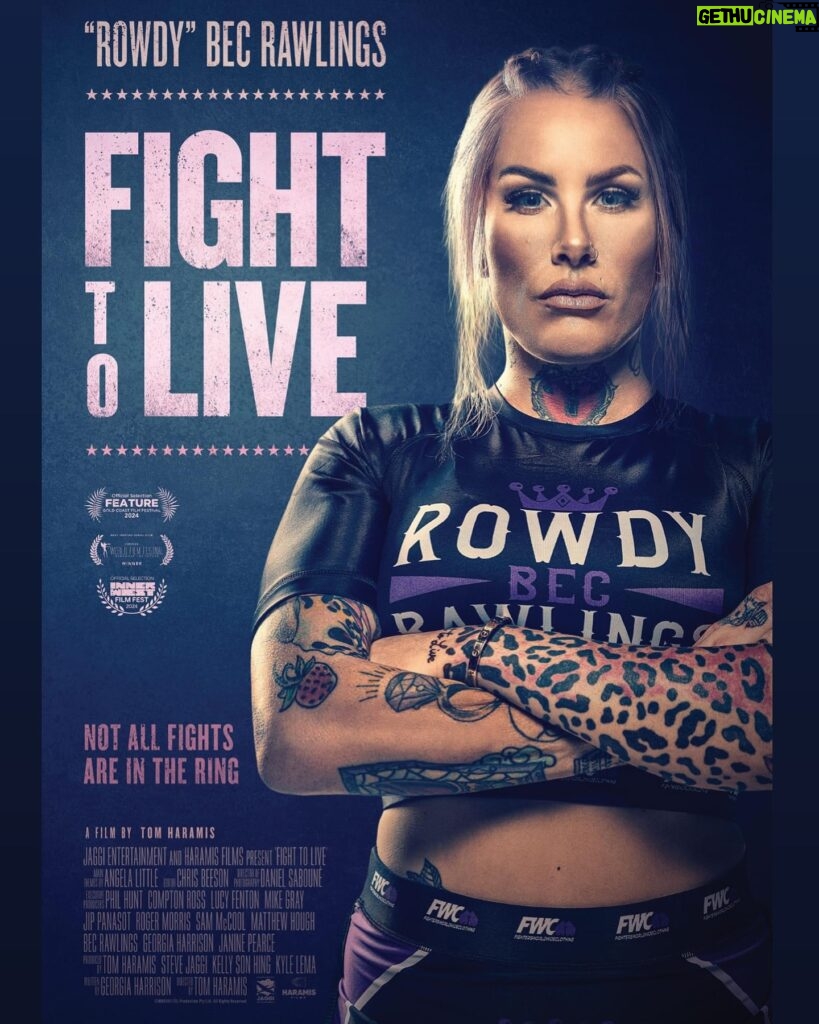 Bec Rawlings Instagram - In cinemas TONIGHT 🥹❤️ this is such a surreal feeling, never thought my story would be on the big screen Australia wide 🥹 if you can go out and show your support tonight or Sunday you won’t be disappointed, bring your daughters, your sons, your friends & help spread awareness & help make a change ❤️🥹 #FightToLive #domesticviolenceawareness #australia