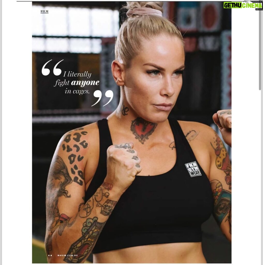 Bec Rawlings Instagram - Who’s coming to tonight’s screening of Fight To Live? Also you can now find me in @maxim_aus 💜🎥 #fighttolive