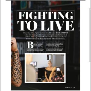 Bec Rawlings Instagram - Who’s coming to tonight’s screening of Fight To Live? 

Also you can now find me in @maxim_aus 💜🎥 #fighttolive