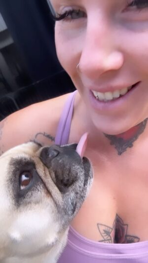 Bec Rawlings Instagram - Frenchies have zero boundaries 😅