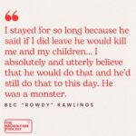 Bec Rawlings Instagram - 🎙️Tune in to @brownparkofficial for an inspiring episode featuring @rowdybec, chatting with @christoradio and @deluxemburger. Her journey is a testament to strength and triumph. 🎟️ Don’t miss out on the live documentary premiere in Melbourne in just two days! Details in our story highlight. 🚨 Trigger Warning: This film addresses sensitive themes, including domestic violence, and may not be suitable for all viewers. 📍 SSIFF (Melbourne): 📅 Date: May 10th 2024 👩🏽‍💻 @oliviasromano #inspiration #strength #triumph #documentarypremiere #melbourne #brownparkofficial #chat #journey #story #livestory #tickets #countdown