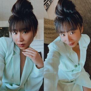 Becktoria Instagram - I need to cut my bangs. 😂