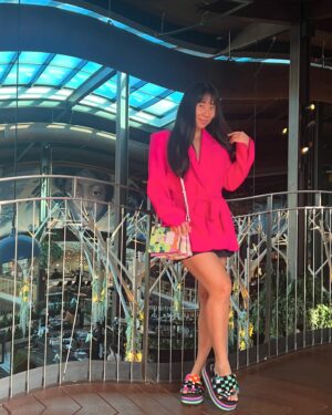 Becktoria Instagram - The Neon Series: “The Classy Barbie”.