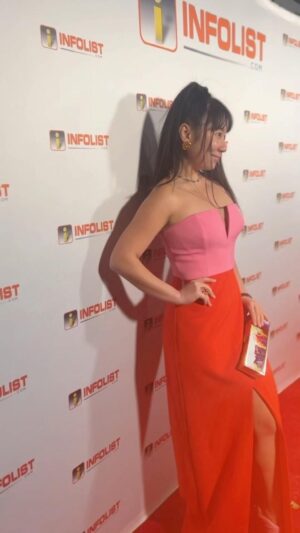 Becktoria Instagram - The Neon Series: “The Red Carpet Barbie”.