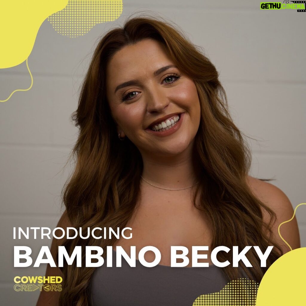 Becky James Instagram - Cowshed Creators are excited to announce our newest exclusive signing, Bambino Becky. Our journey with Becky goes all the way back to 2020 and the first ever season of Locked In. Since then, Becky has continued to establish herself as one of the UK’s top digital creators and we are excited to help her both commercially and creatively, as well as, work together to grow the Bambino Becky and See It Off brands. Becky has an incredible audience across YouTube, Instagram, TikTok, Twitch and X - with a combined following of over 1m. We can’t wait to show you everything we’ve got planned together - so watch this space for more info soon! Enquires: ben@cowshedcollective.com / enquiries@bambinobecky.co.uk