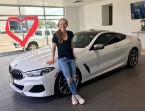 Becky Sauerbrunn Instagram - Thank you, @bmwusa!! I love the new ride, and I’m really looking forward to driving this baby the rest of the season!