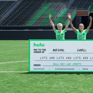 Becky Sauerbrunn Instagram - Hulu's paying us lots and lots and lots of dollars to tell you that #HuluHasLiveSports. Watch us in the World Cup this summer - live on @hulu! #TeamHuluSellouts #HuluSellouts #ad