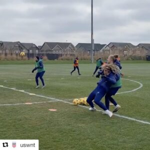 Becky Sauerbrunn Instagram - That whole tackle I’m whispering to her in a sinister voice, “don’t even try it.”