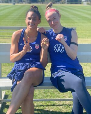 Becky Sauerbrunn Instagram - 200 with some friends!