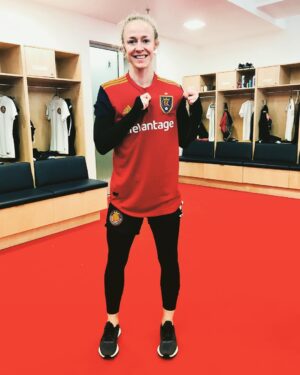 Becky Sauerbrunn Instagram - Repping @realsaltlake because #MLSisBACK @adidas
