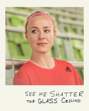 Becky Sauerbrunn Instagram - See me shatter the glass ceiling. @adidasfootball #createdwithadidas