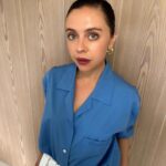 Bel Powley Instagram - LA for a hot sec for Masters Of The Air press with the lads ✈️ s/o my EXHILARATING co star @anthonyboyle 🤘🏼 Thank you @miumiu @chercoulter for the lewk!! And @kirinstagram @richardmarin 🥰 @appletv #mastersoftheair 💙