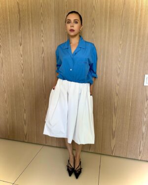 Bel Powley Instagram - LA for a hot sec for Masters Of The Air press with the lads ✈️ s/o my EXHILARATING co star @anthonyboyle 🤘🏼

Thank you @miumiu @chercoulter for the lewk!! And @kirinstagram @richardmarin 🥰

@appletv #mastersoftheair 💙