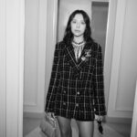 Bel Powley Instagram - 💫 Chanel Haute Couture 💫 Magical 2 days thank you so much @chanelofficial ❣️ Merci @chercoulter @celiaburtonmakeup @dayaruci 📸 @virgile.guinard Thank you @britishvogue 🤍