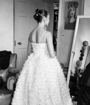 Bel Powley Instagram - 💘 and - thank you @miumiu for making all my dreams come true 💘 I have never felt so beautiful and so completely myself as I did in my wedding dress!! THANK YOU to the one and only @chercoulter for being on this journey with me, I love you! And the whole team @miumiu especially @veesback @ismaelefurlan and Natalia Wrigley - the design process of this dress was an incredible experience, and one I shall never forget 💖