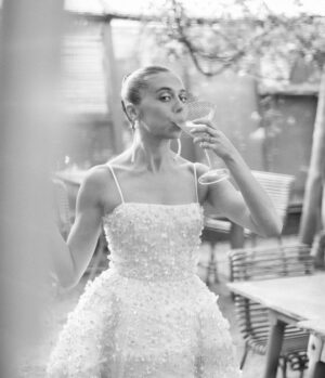 Bel Powley Instagram - 💘 and - thank you @miumiu for making all my dreams come true 💘 I have never felt so beautiful and so completely myself as I did in my wedding dress!! THANK YOU to the one and only @chercoulter for being on this journey with me, I love you! And the whole team @miumiu especially @veesback @ismaelefurlan and Natalia Wrigley - the design process of this dress was an incredible experience, and one I shall never forget 💖