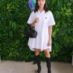Bel Powley Instagram - Thank you @bazaaruk @jaguar for a gorgeous day at Wimbledon 💚🎾 thank you @chercoulter @miumiu for my tennis lewk and @dayaruci @emilyenglemanmakeup 🎾💚💚💚💚💚💚💚💚💚💚💚💚💚 so fun!!!