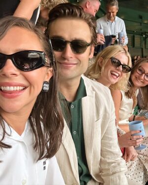 Bel Powley Instagram - Thank you @bazaaruk @jaguar for a gorgeous day at Wimbledon 💚🎾 thank you @chercoulter @miumiu for my tennis lewk and @dayaruci @emilyenglemanmakeup 🎾💚💚💚💚💚💚💚💚💚💚💚💚💚 so fun!!!