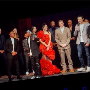 Bella Dayne Instagram - ❤️🙏🏻 I got to play “Milli” in our movie about Milli Vanilli, the complex and tragic scandal of the music industry in the 80s. Thank you for the very special premiere. GIRL YOU KNOW ITS TRUE coming to theaters Dec 21st.  #millivanilli #GYKIT #80s #90s #leoninestudios Thank you @gul.sbtn for this incredible dress! ❤️❤️❤️ #girlyouknowitstrue. 📷 by @sebastian_gabsch_fotografie