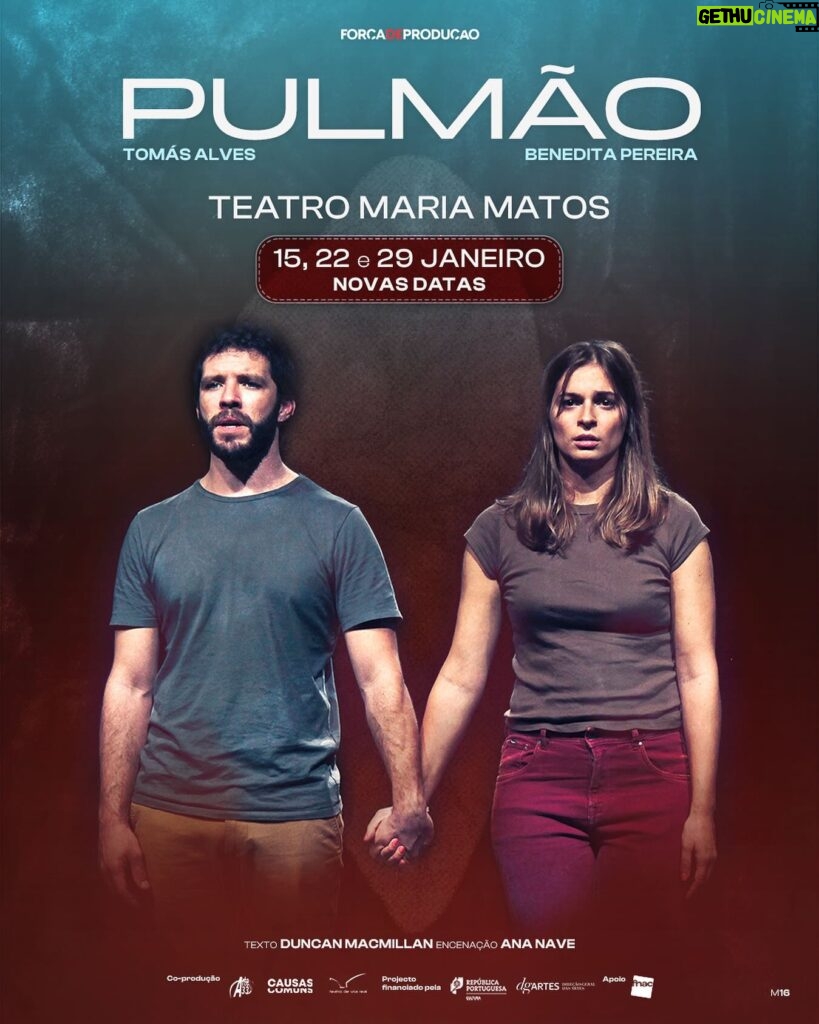 Benedita Pereira Instagram - Ai meu deus que não aguentamos de emoção!!! A pedido de muitas famílias e tantos outros indivíduos… vamos voltar!! 3 segundas-feiras em Janeiro no @teatromariamatos . Quem não viu, agarre já esta oportunidade. Quem já viu, pode viajar connosco de novo ou pode oferecer lindos e ecológicos presentes de Natal!! 🎄🎁 Eu e o @otomasalves estaremos de mãos dadas à vossa espera, logo para começar bem o ano ❤️🫁 Link para bilhetes na bio e nos locais habituais 🎟️