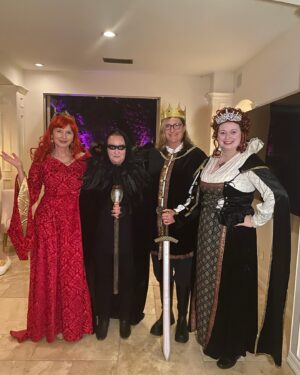 Beth Broderick Instagram - Broderick family Halloween. A royal time was had by all!
