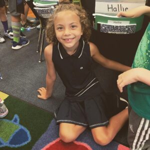 Beth Littleford Instagram - This one is very excited to be in back @losencinosschool