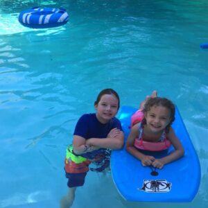 Beth Littleford Instagram - Happy first day of #Summer! (My kiddos enjoying the pool)