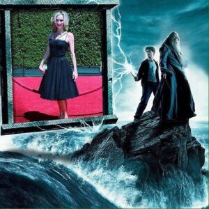 Beth Littleford Instagram - Strange & fascinating #FanFave by @whosethelyricistofthemall #HarryPotter magic has apparently transported me to the #Emmy #RedCarpet #FBF