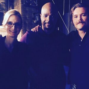 Beth Littleford Instagram - With the #LethalWeapon boys @damonkwayans & #claynecrawford