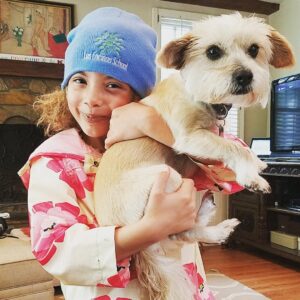 Beth Littleford Instagram - Happy birthday to Hallie Fox! She’s seven! And wearing some bronze lipstick😬