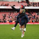Beth Mead Instagram - LONDON IS RED ❤️ Record crowd, our fans are incredible 👏🏼 @arsenalwfc