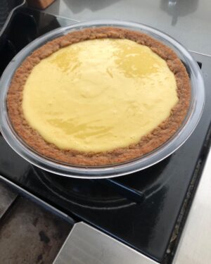 Betsy Brandt Instagram - I also made a Key Lime Pie for my good friend’s birthday...not because she’s a tart, but because she’s from Miami. 😘. #BetsysBakeShop