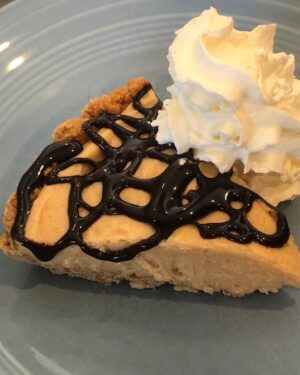 Betsy Brandt Instagram - I made Peanut Butter Pie for my son before he left for Summer camp...oh SO good.  #BetsysBakeShop