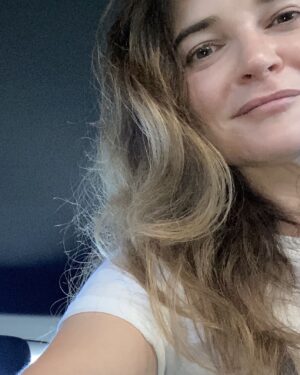Betsy Brandt Instagram - Sitting in my car by myself earlier today...it’s like a little vacation in my garage.  Time out can be for parents too. 😘