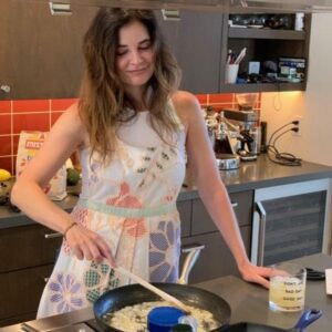 Betsy Brandt Instagram - Friends, it’s Friday and I’m home with my family and making them refried beans...oh, and I’m having a margarita. ❤️staying home in LA.