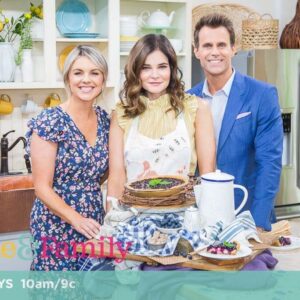 Betsy Brandt Instagram - Let’s get baked tomorrow!  Join me on @hallmarkchannel Home and Family.  I’ll be making a pie that is perfect for Spring.