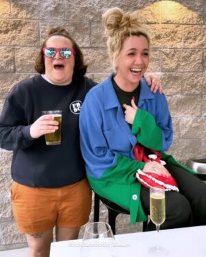 Betsy Sodaro Instagram - I highly recommend partying at a grocery store!!